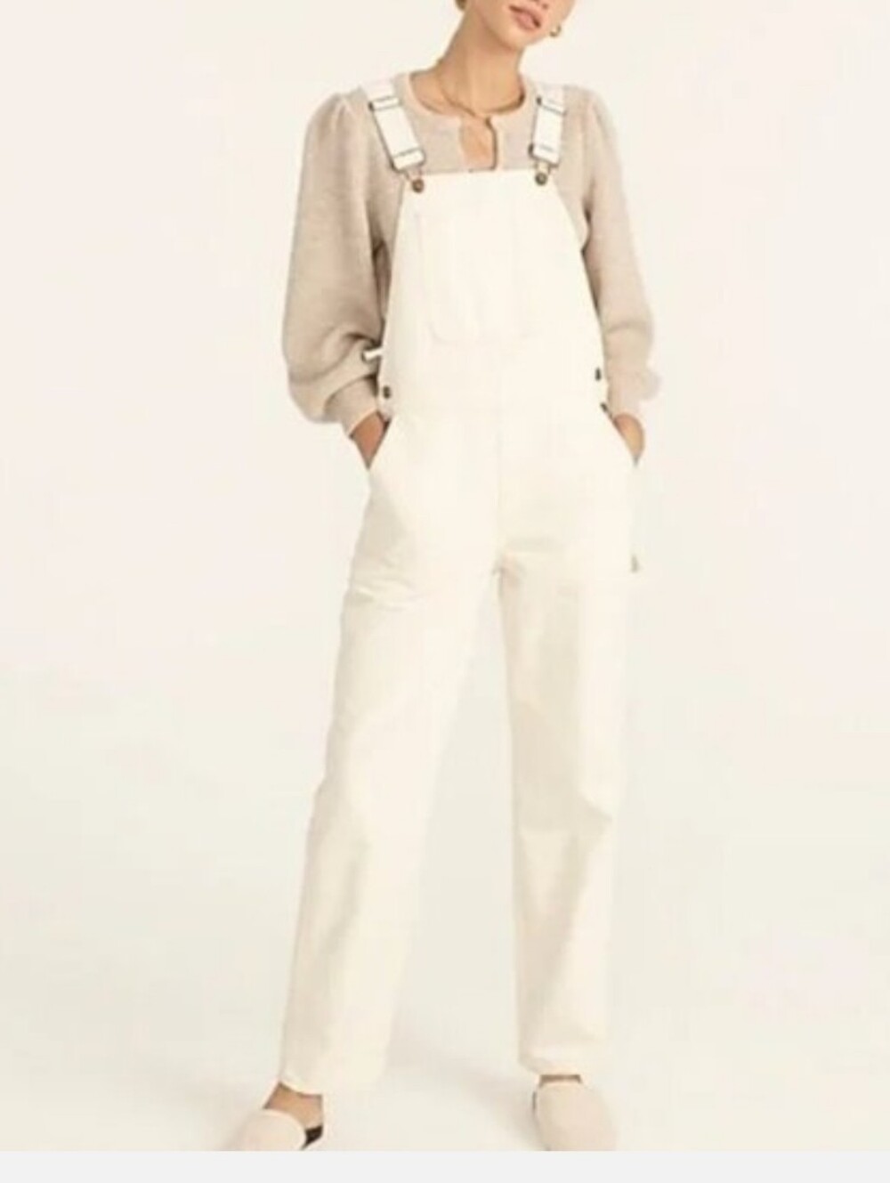 NWOT J.Crew Slouchy Overalls Size Small